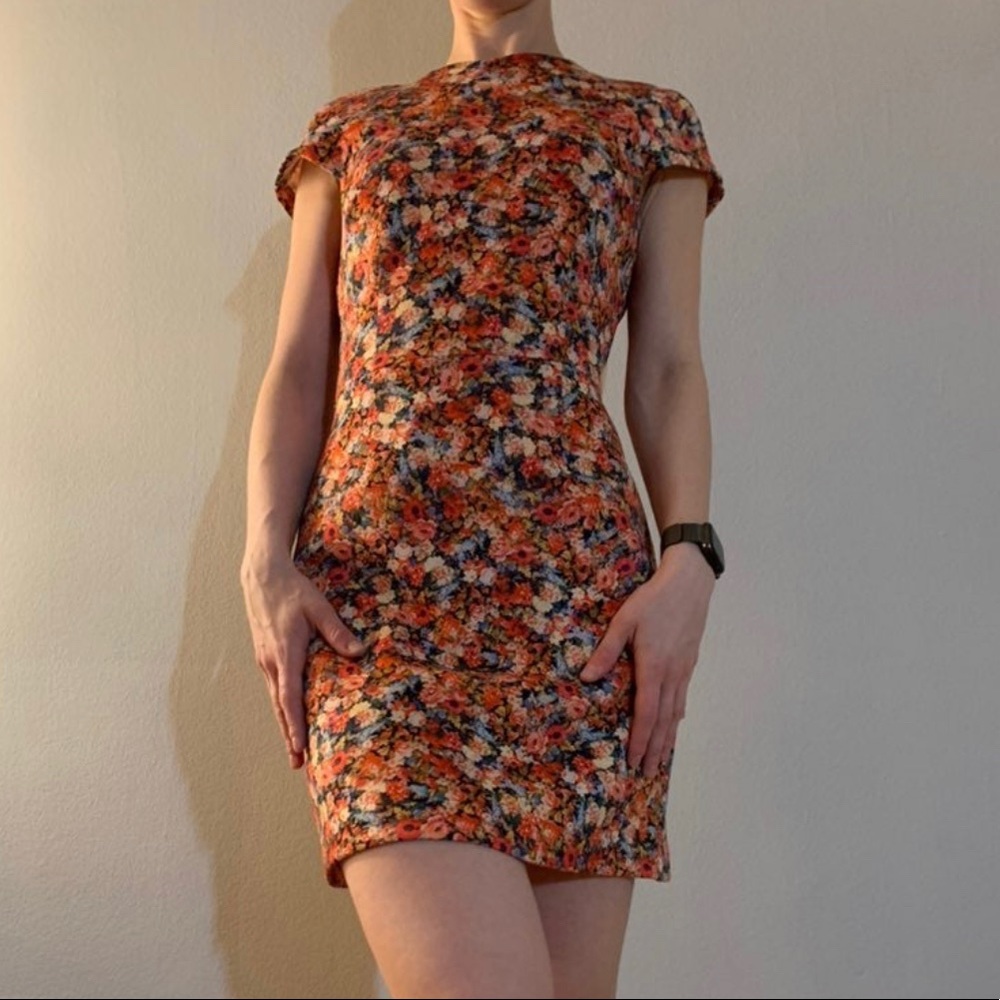 ZARA FLORAL PRINTED DRESS